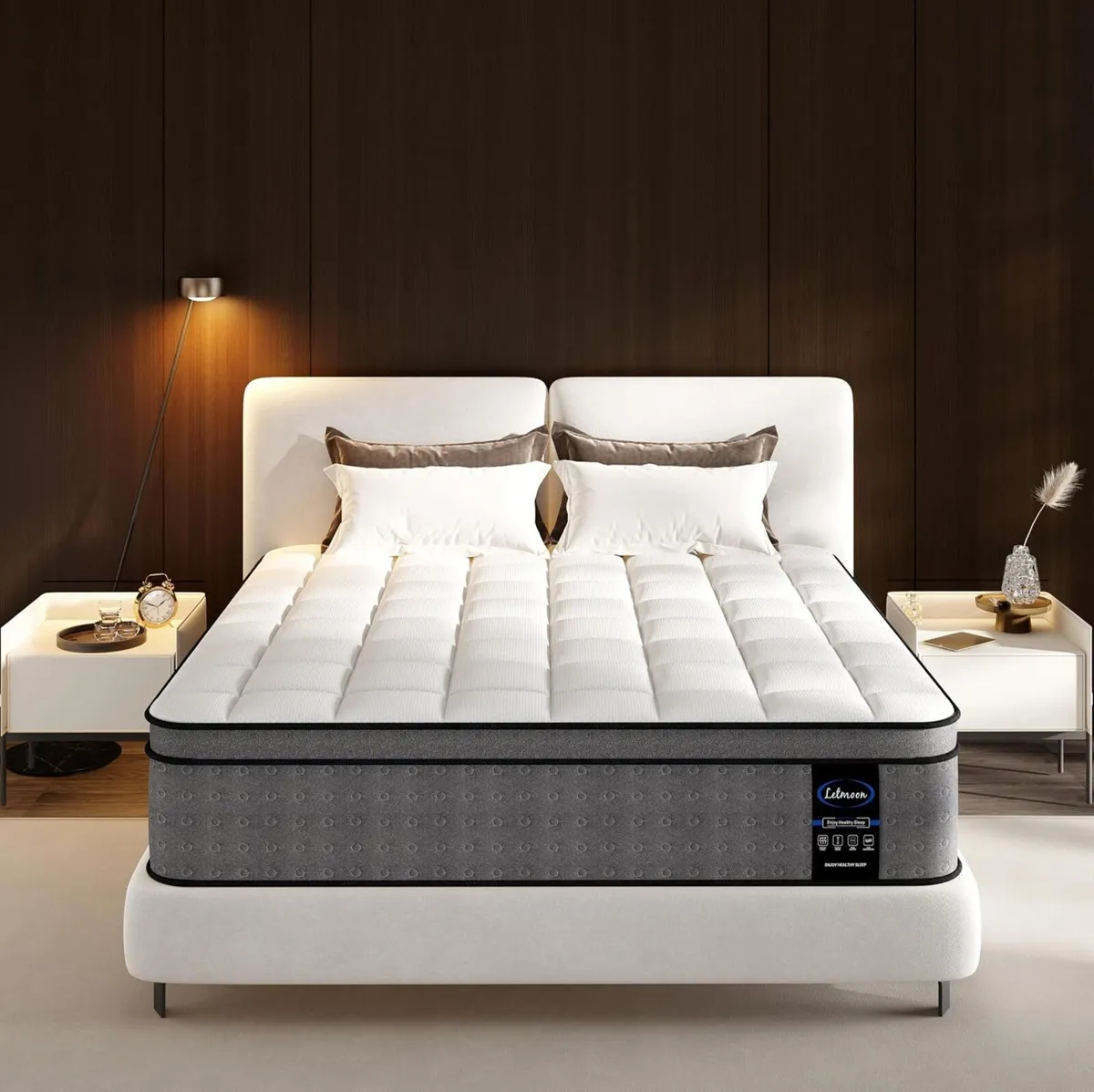 Mattress Pocket Sprung Memory Foam Hybrid Bed - Image 1