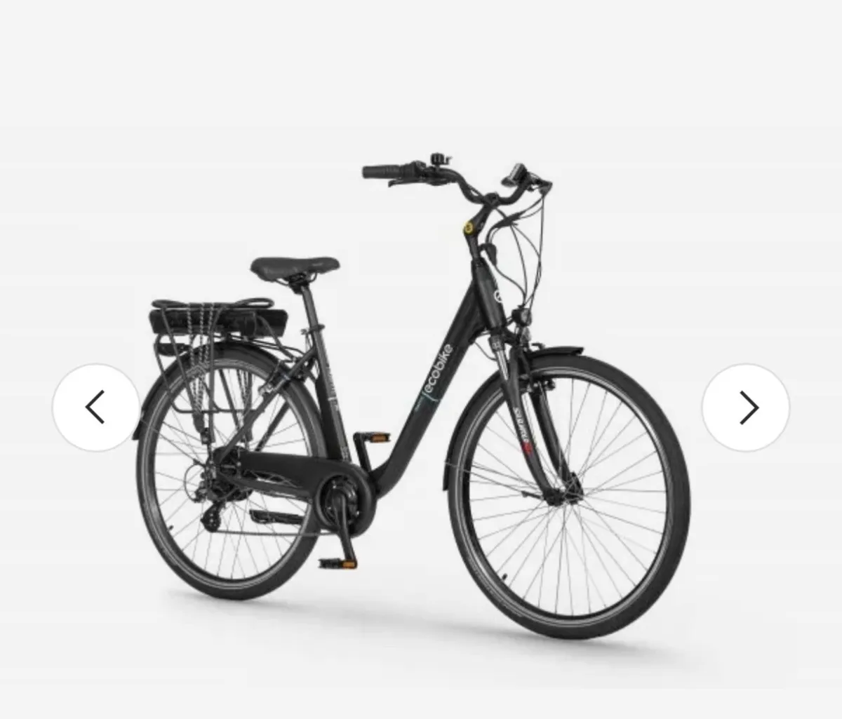 Ecobike traffic black electric bike - Image 1