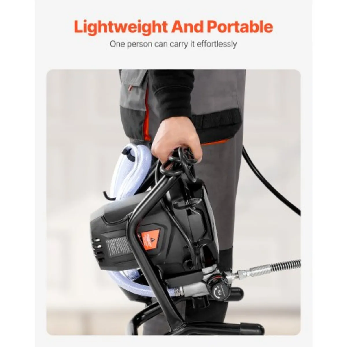 Stand Airless Paint Sprayer, 750W 3000PSI High Eff - Image 2