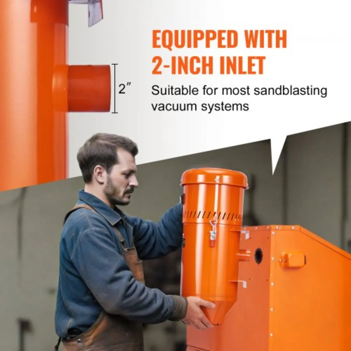 Dust Collection System: 1450W Dust Collector Media - Image 2