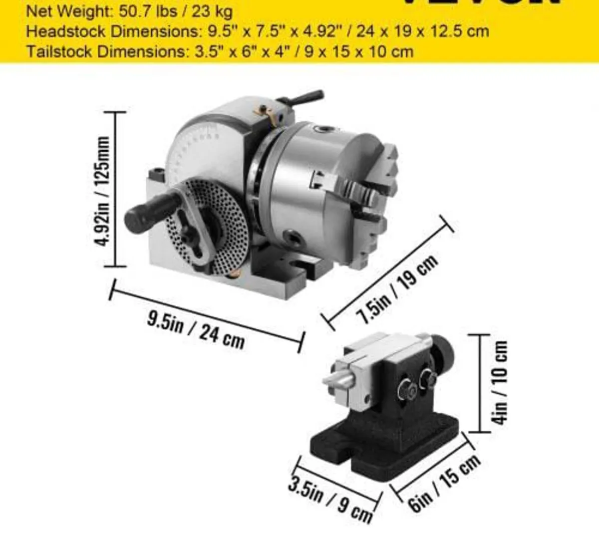 BS-0 Precision Dividing Head, Horizontal Dividing - Image 4