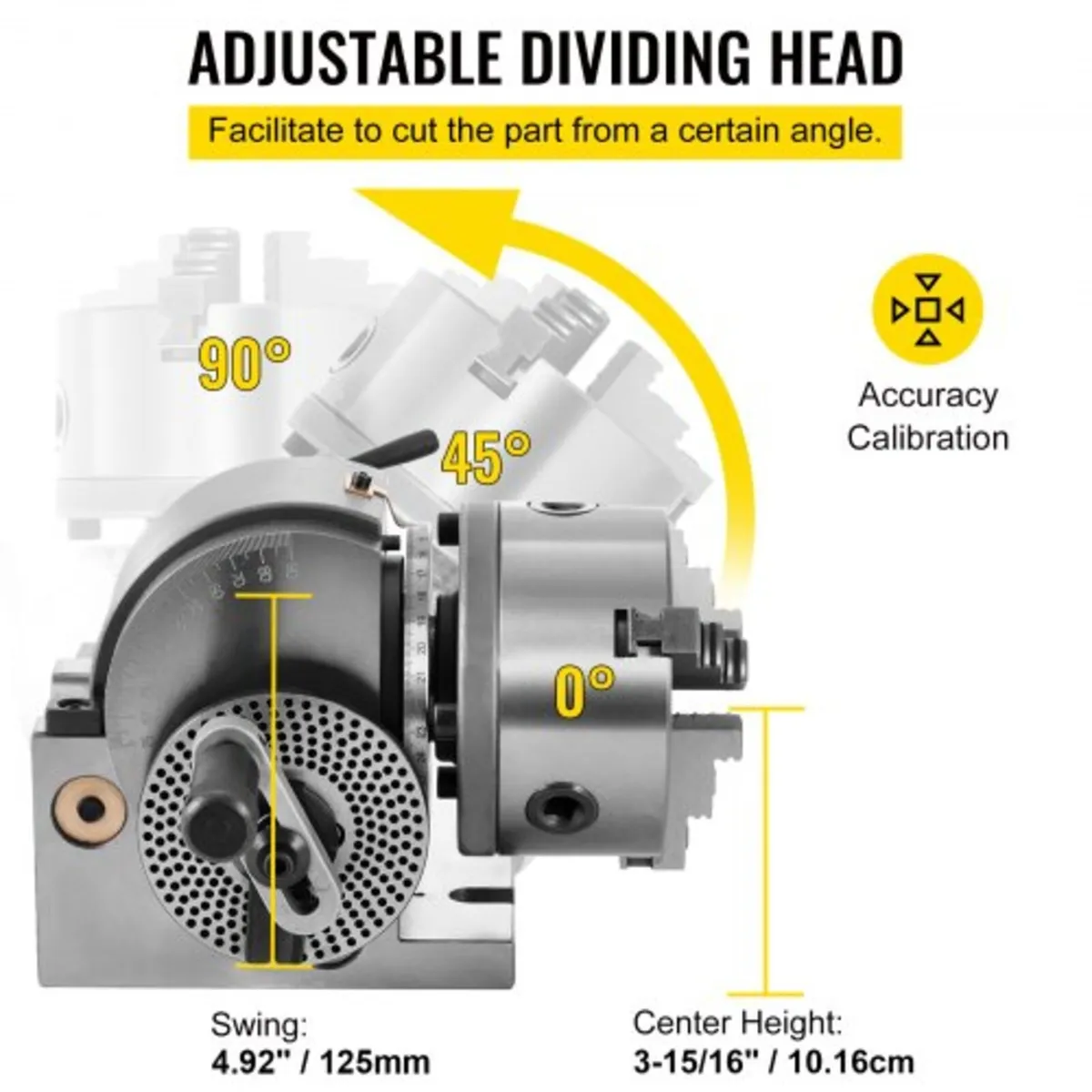 BS-0 Precision Dividing Head, Horizontal Dividing - Image 2
