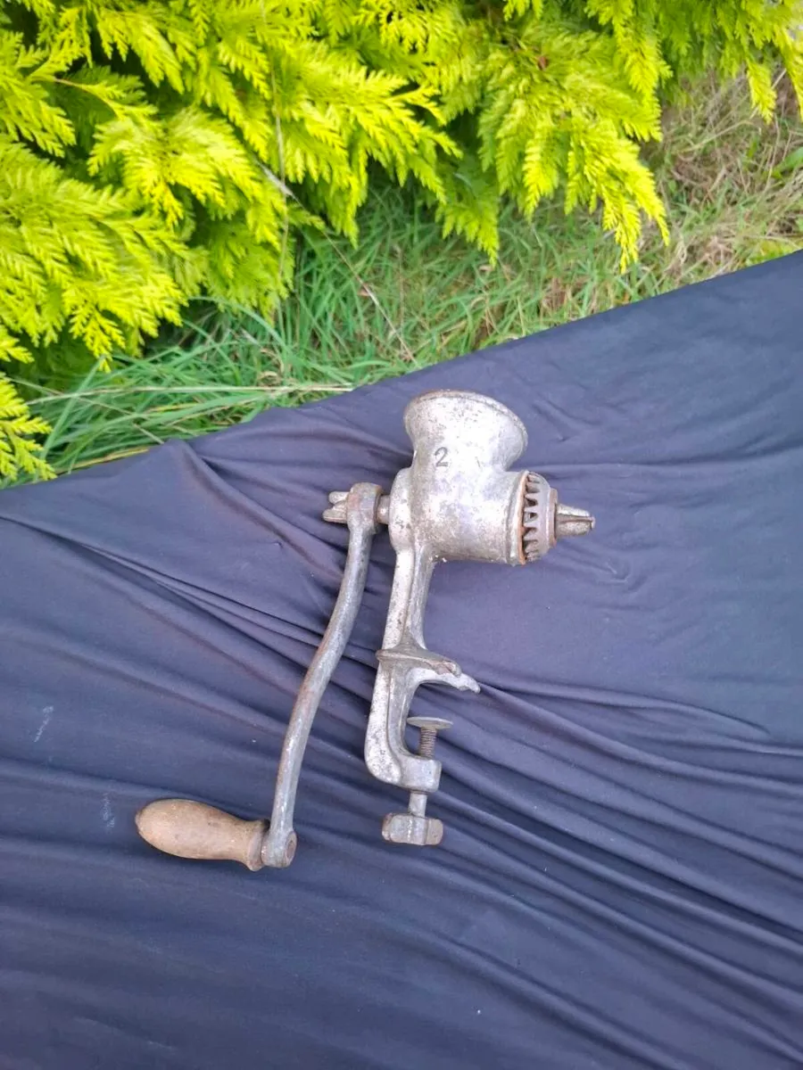 Vintage meat grinder postage possible
