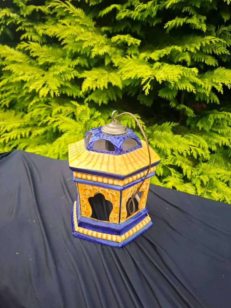 Morrocan style ceiling lamp postage possible - Image 2