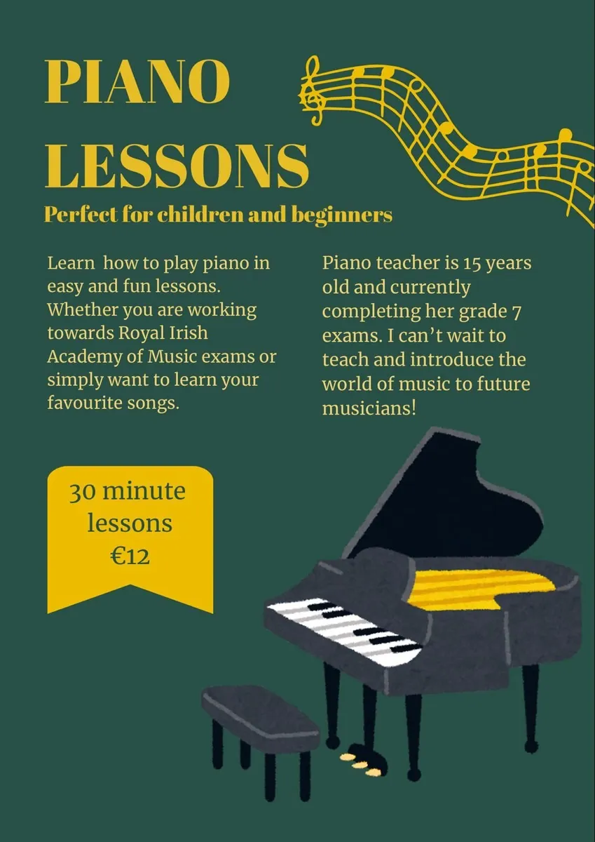 Piano lessons