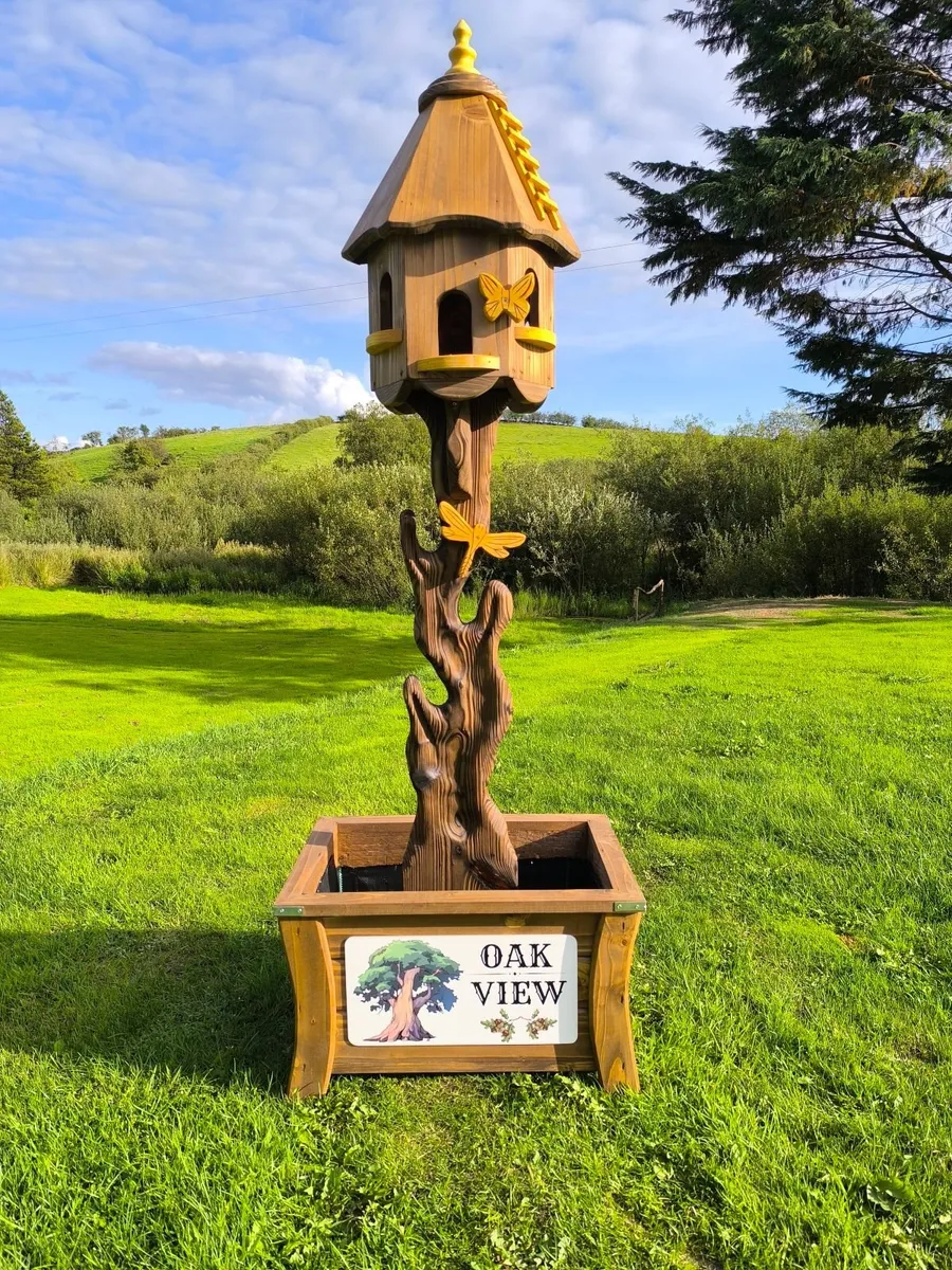 Bird feeder with planter - Image 1