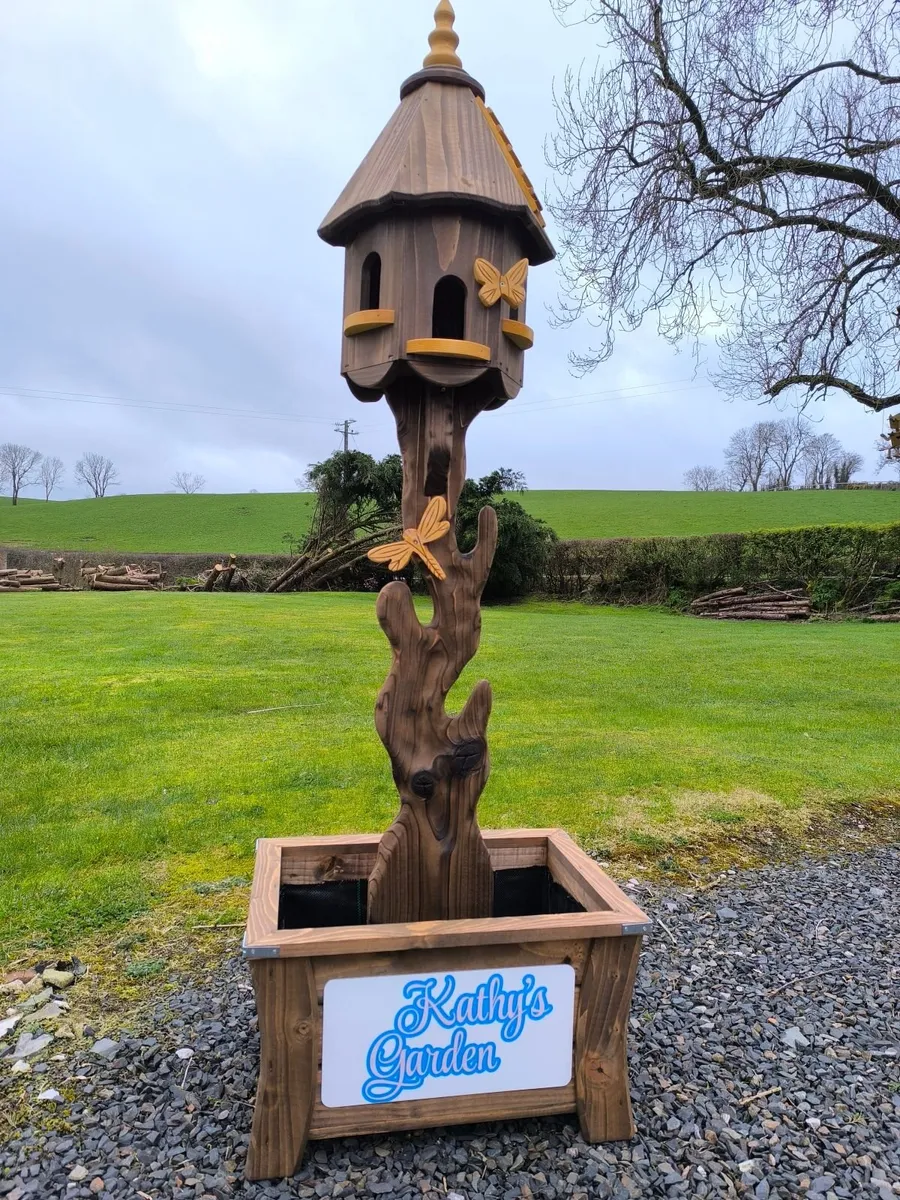 Bird feeder with planter - Image 4
