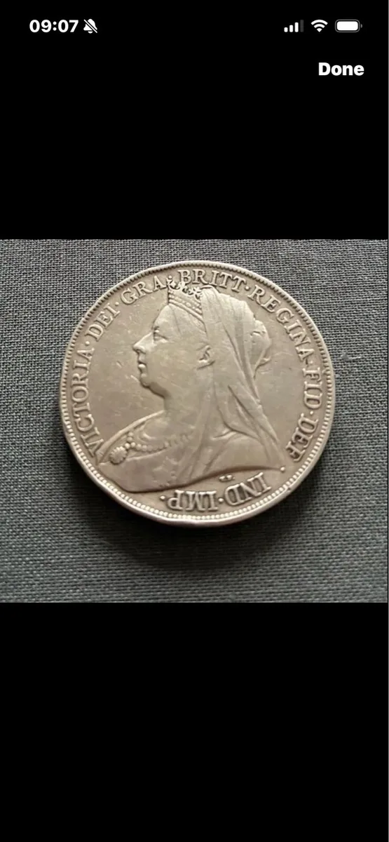 Victoria 1900 Silver Crown Lx111 - Image 1