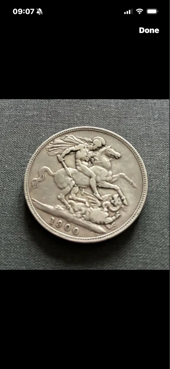Victoria 1900 Silver Crown Lx111 - Image 2