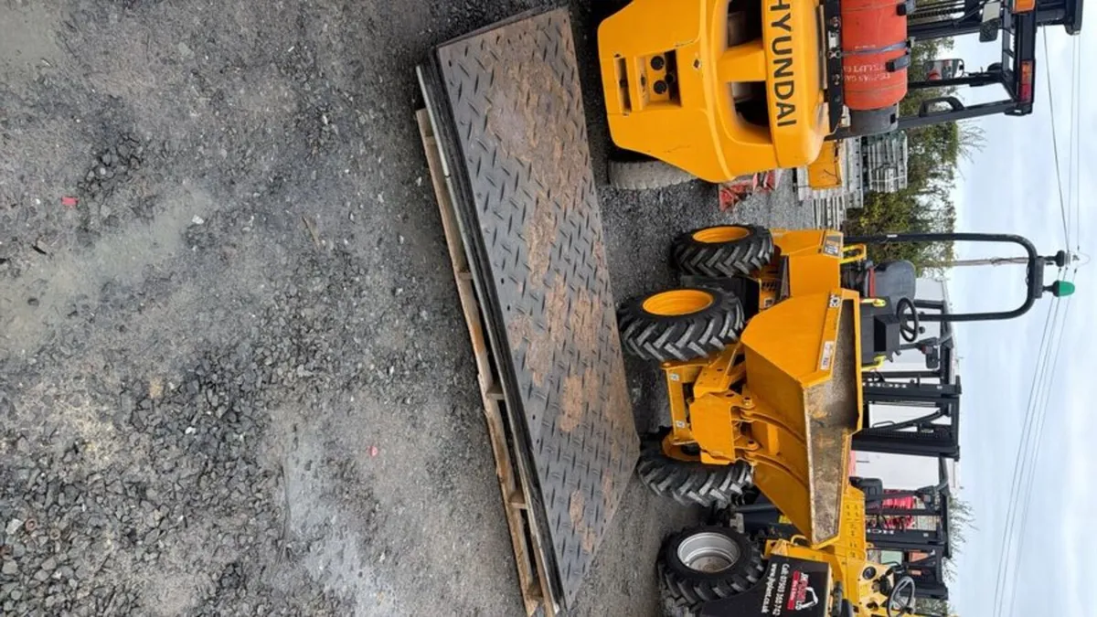 8 x 4 ground protection plastic mats . 4 of only - Image 2