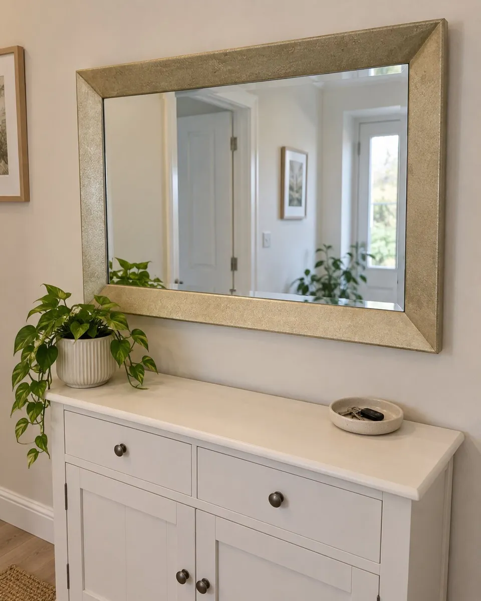 Handcrafted Champagne Gold Bespoke Mirror- €120 - Image 1