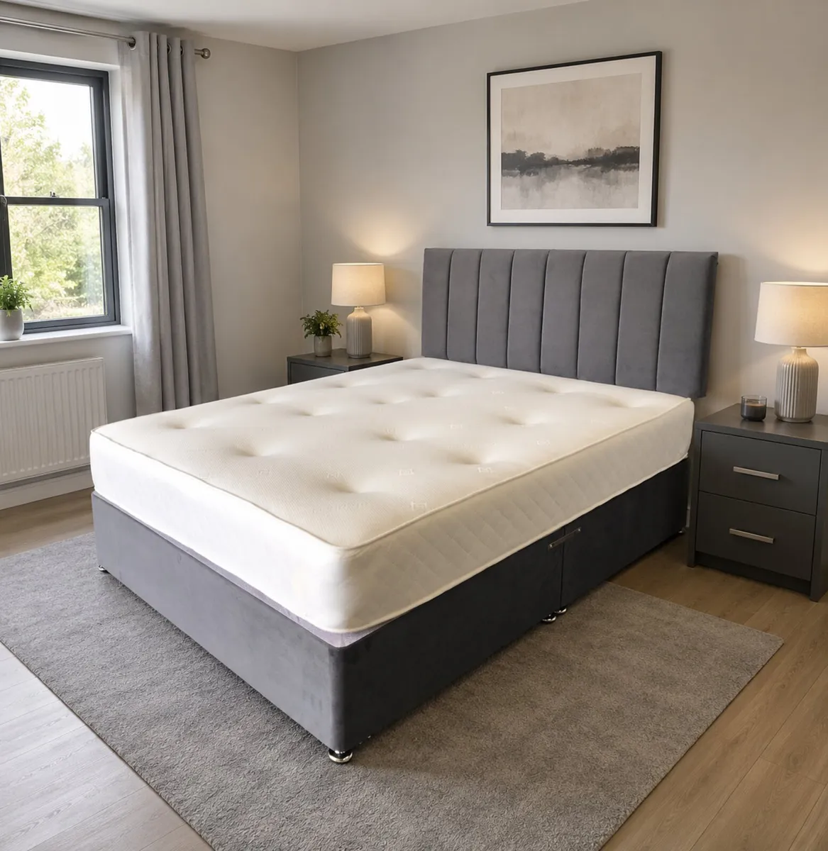 New Divan Beds With Headboards Free Delivery - Image 4