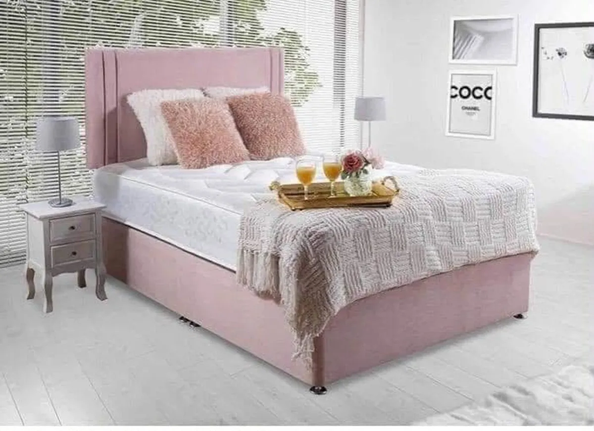 New Split Base Divan Beds Free Delivery - Image 1