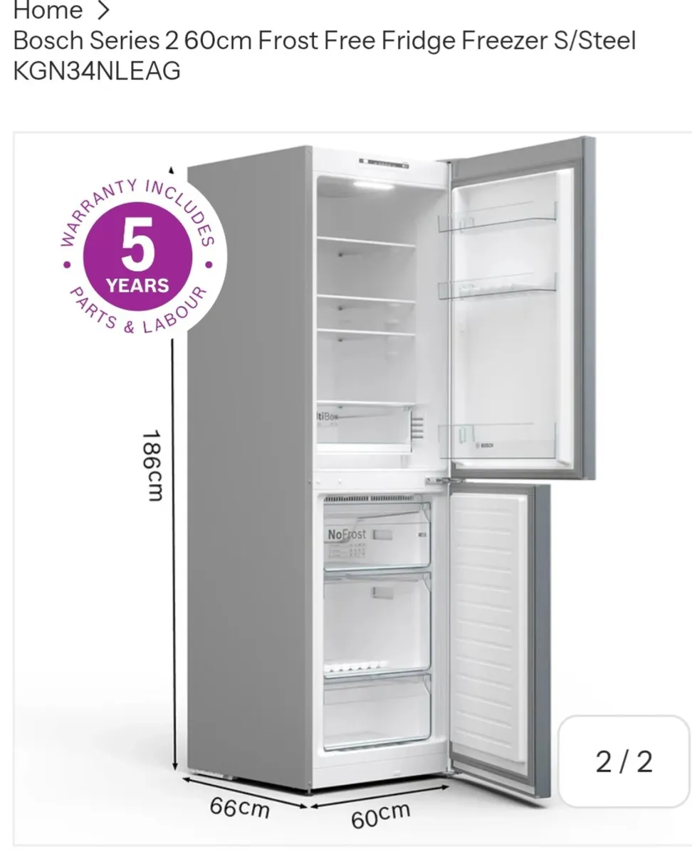 Bosch Fridge Freezer - Image 1