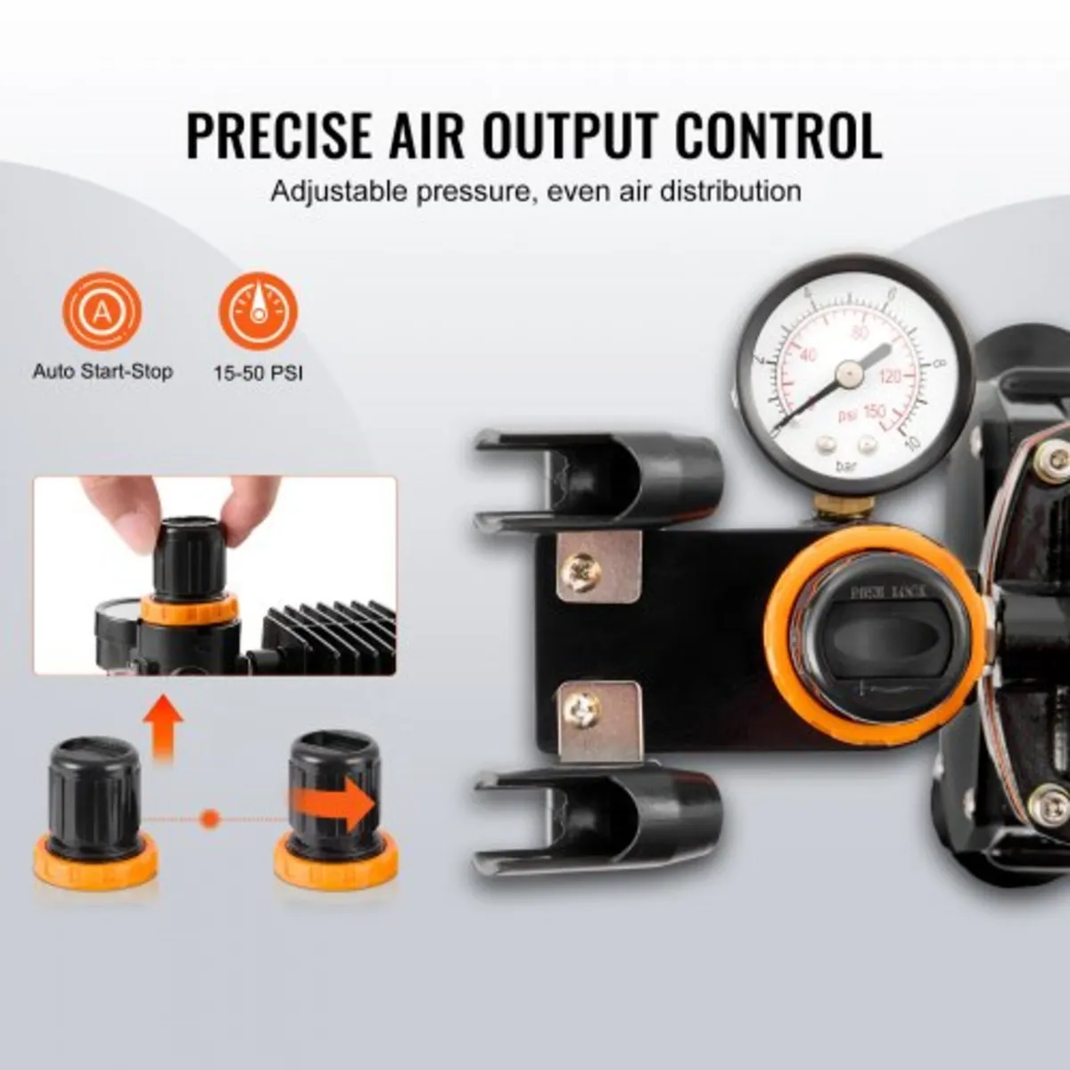Airbrush Kit, Dual Fan Air Compressor Professional - Image 2