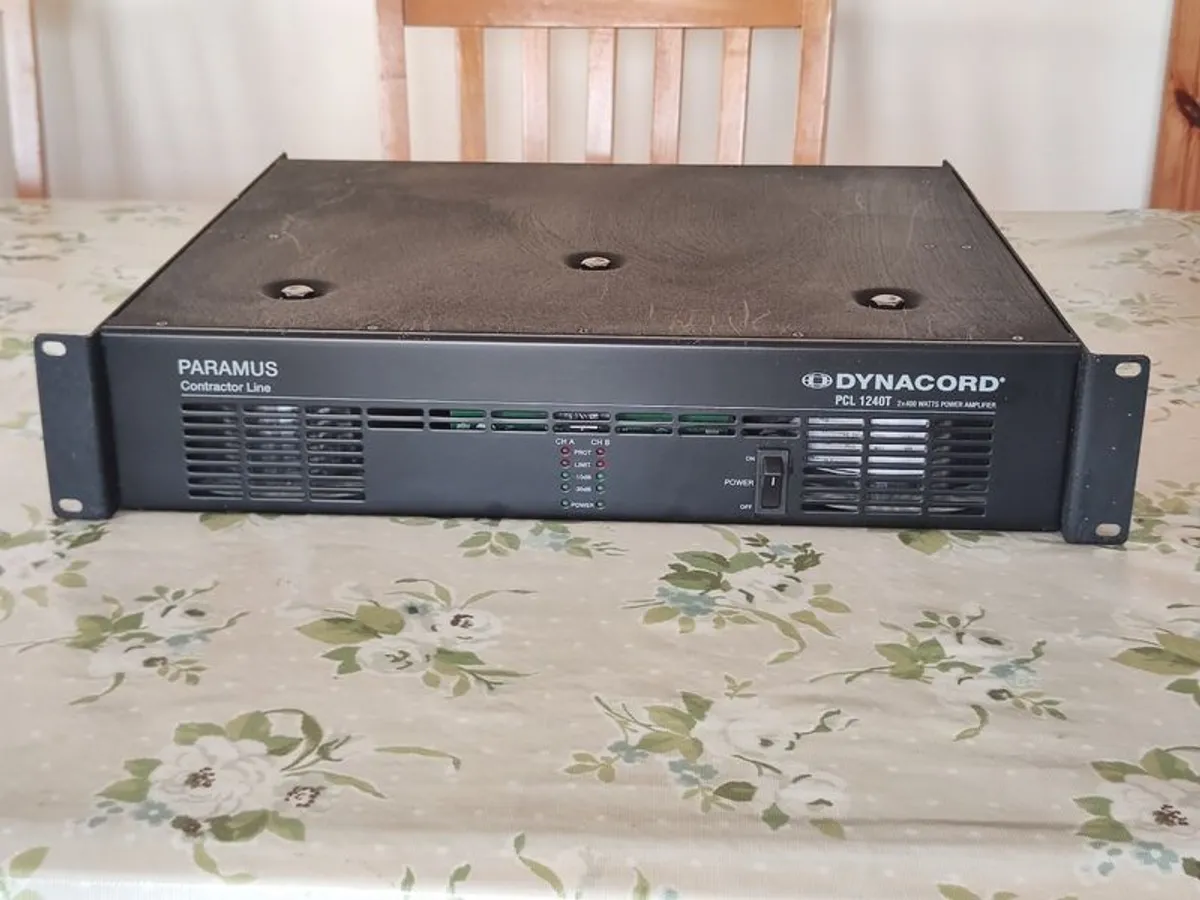 Dynacord Pcl-1240t Power Amplifier - Image 1