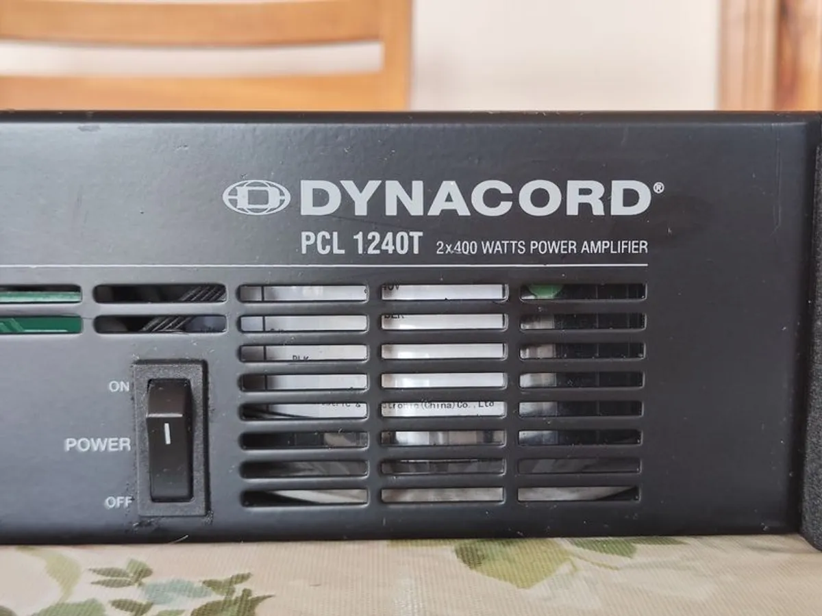 Dynacord Pcl-1240t Power Amplifier - Image 2