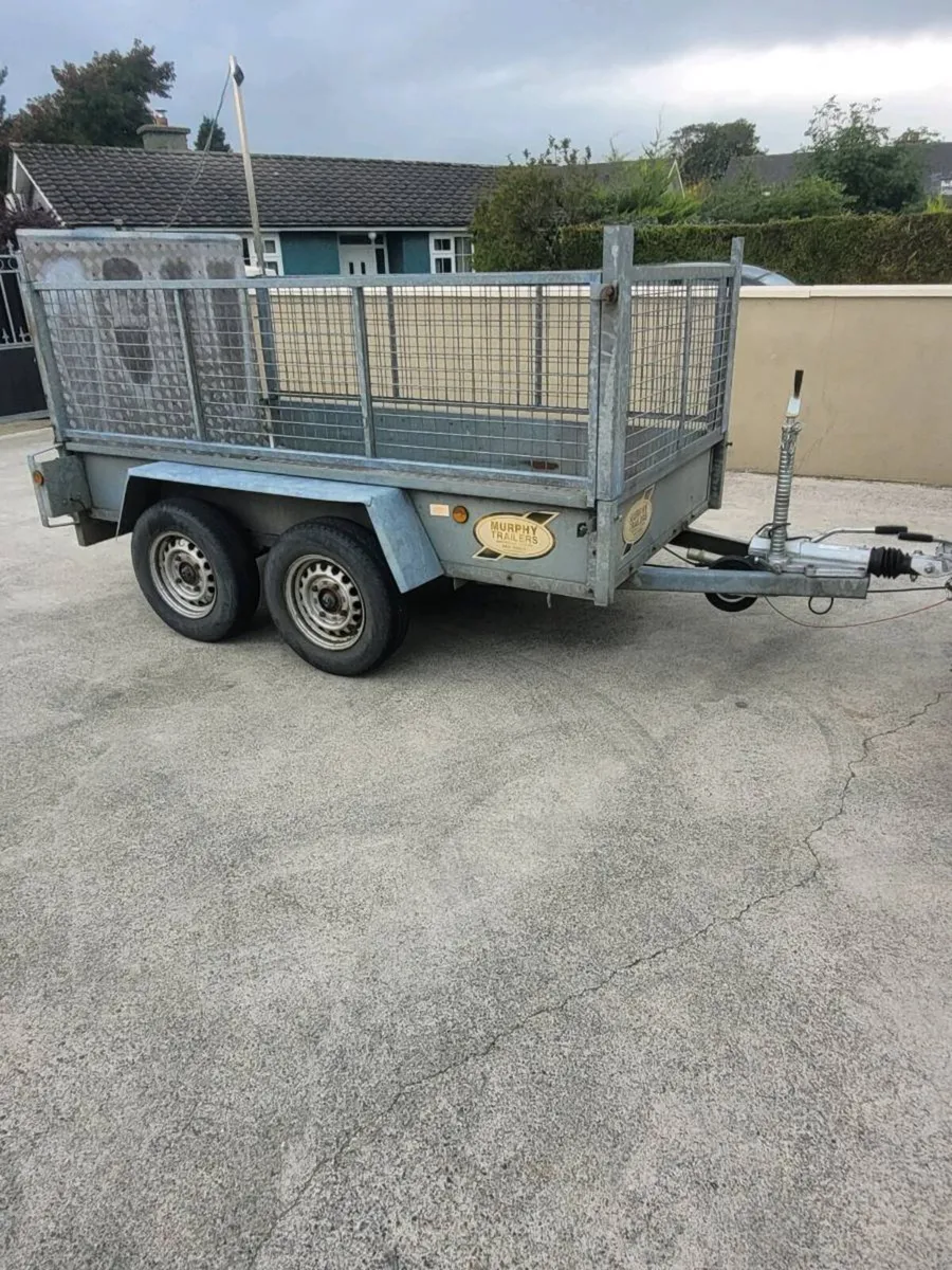 8ft2 by 4ft2 murphys trailer with removable creels - Image 1