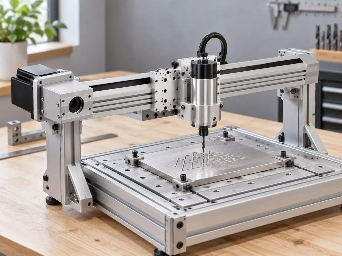 600mm CNC Linear Guide Rail with NEMA 34 Stepper - Image 4