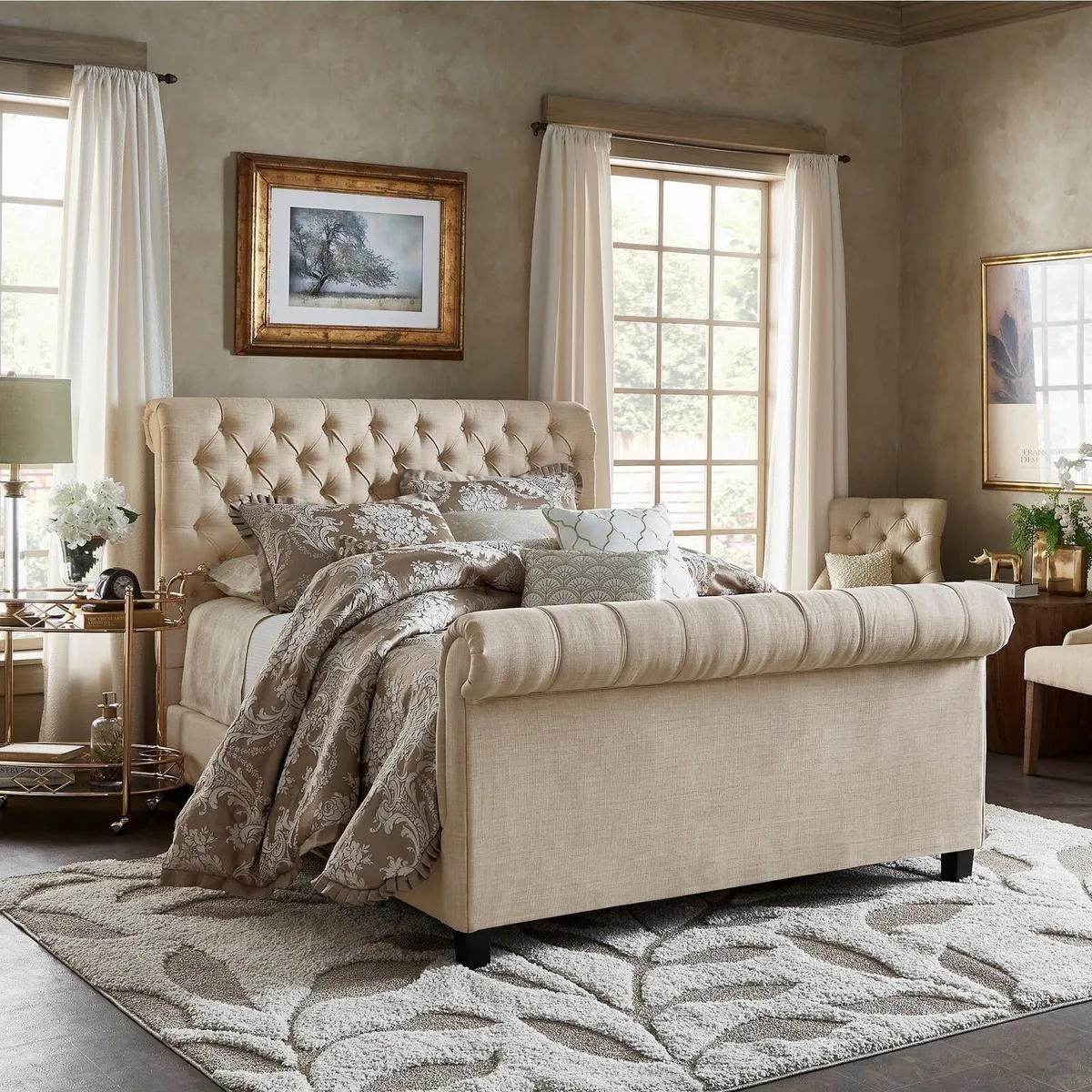 Double Bed and Mattress - Ideal for Kids Room/Gues - Image 2