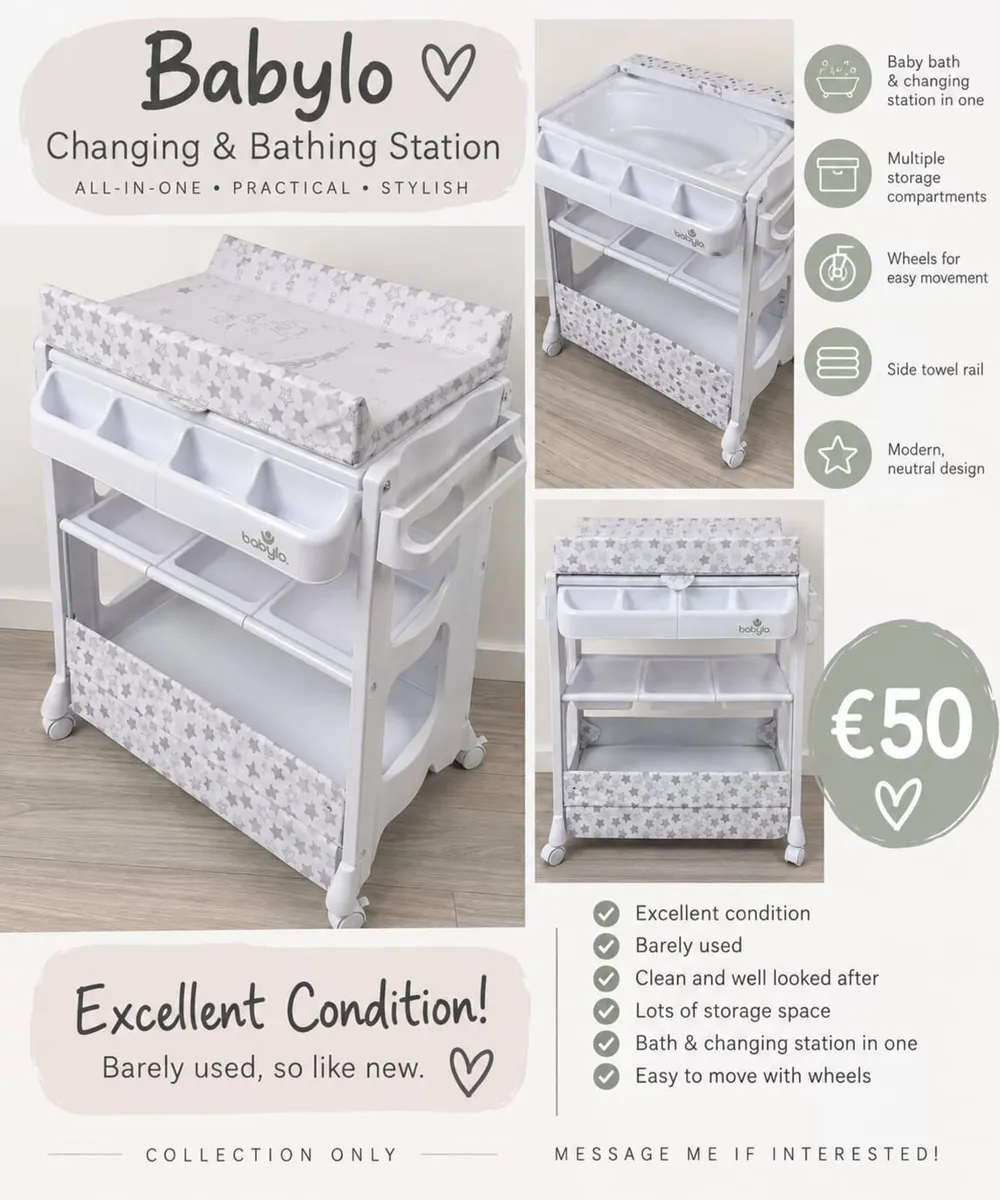 Baby changer and bath