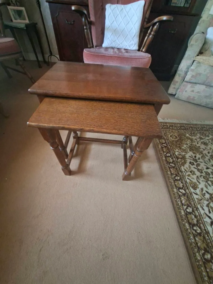 Oak table nest - Image 1