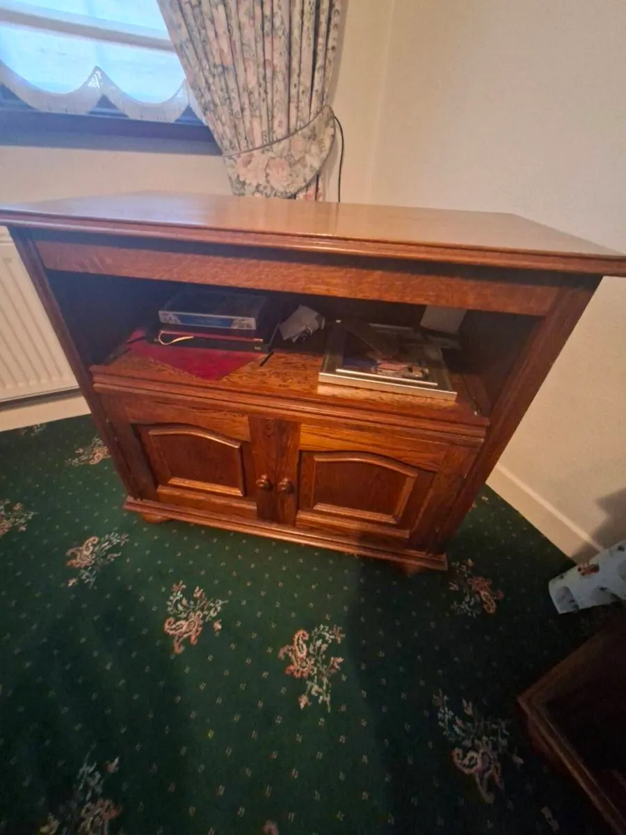 Tv unit, oak