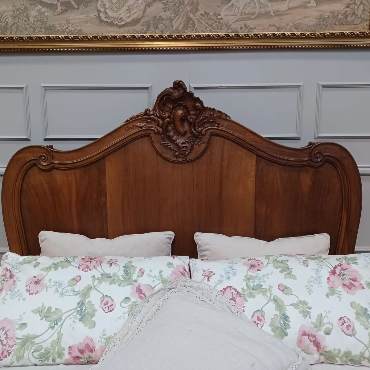 Honoré Dufin double bed Louis XV - Image 3