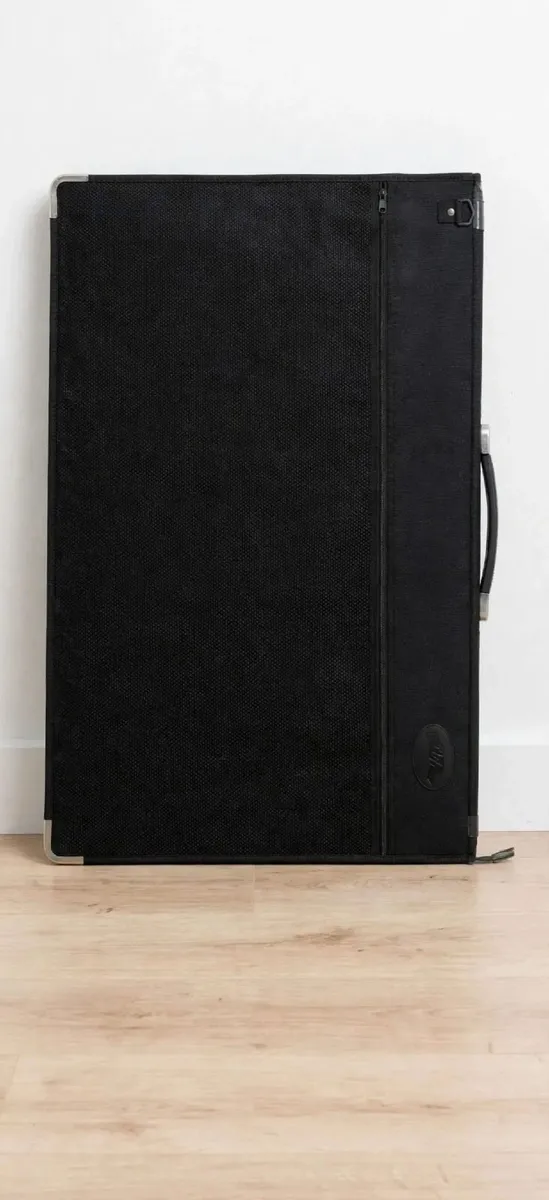 A1 Large Art Portfolio Case - Black with Handle - Image 2