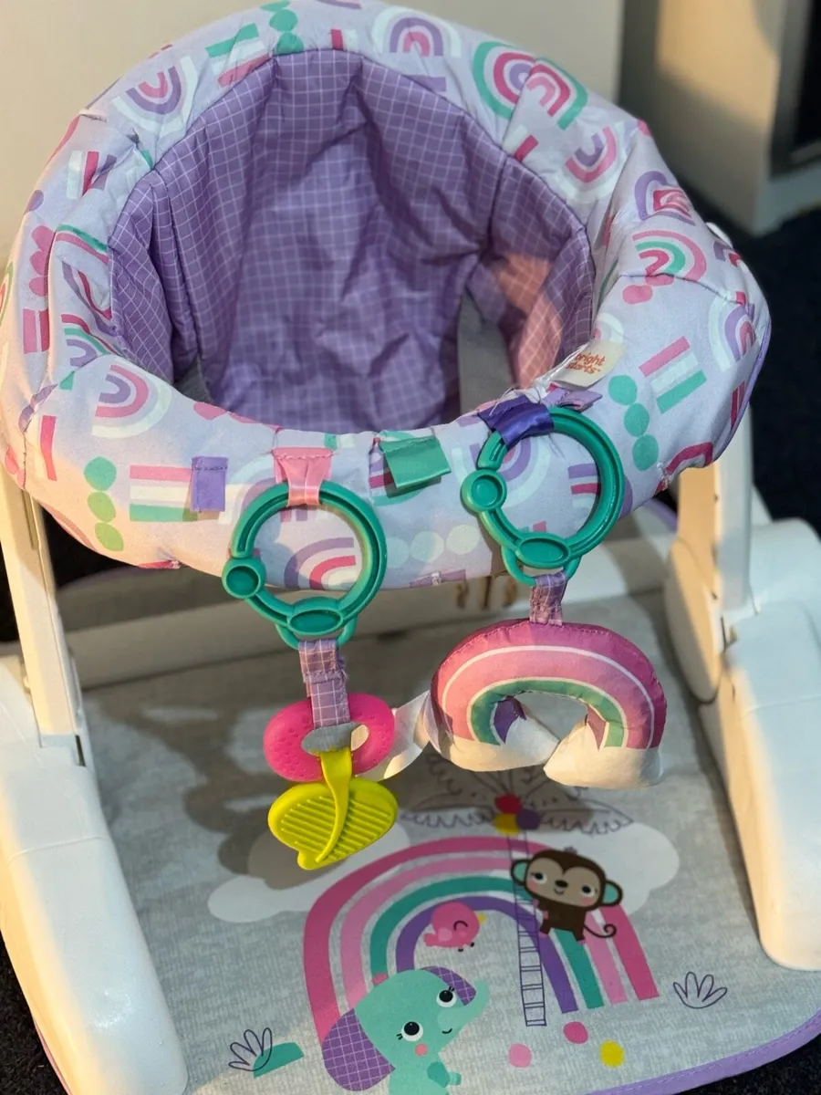 Bright starts wild wiggles learn to sit floor seat - Image 2