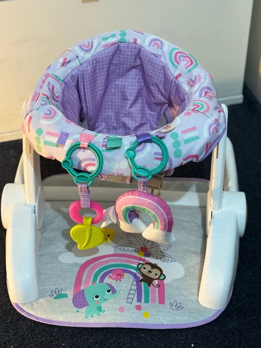 Bright starts wild wiggles learn to sit floor seat - Image 1