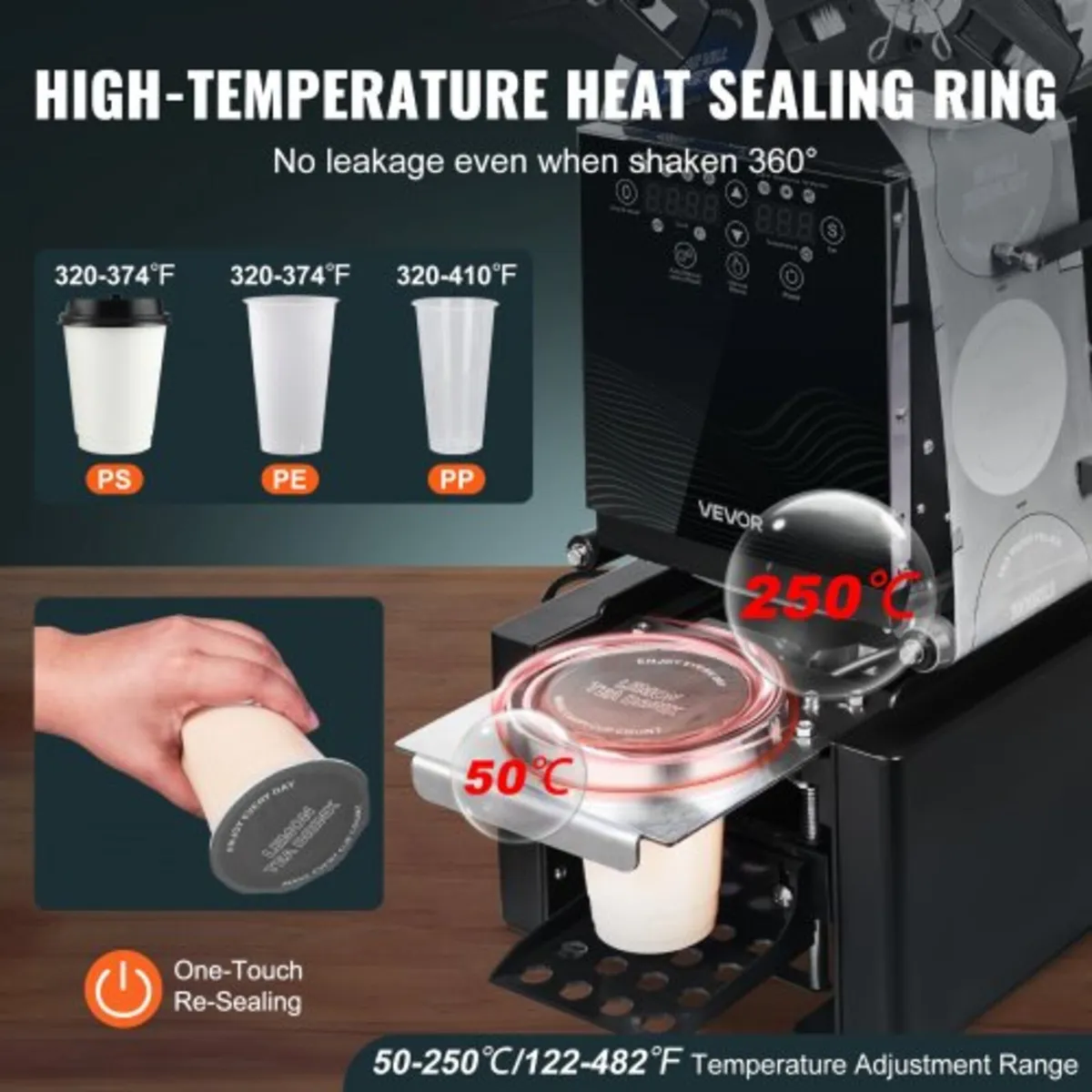Fully Automatic Cup Sealing Machine, 500-650 Cups/ - Image 2