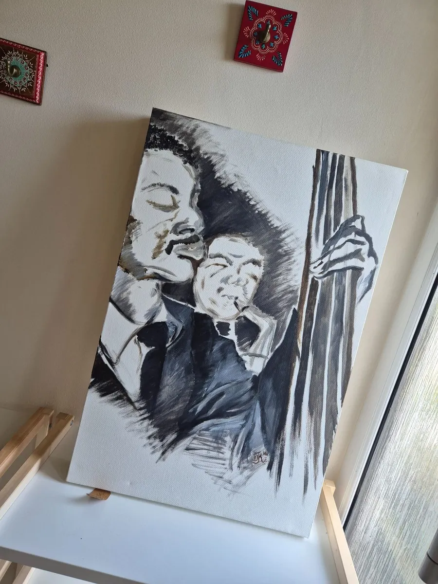 Jazz- Handpainted Canvas (signed DJK original)