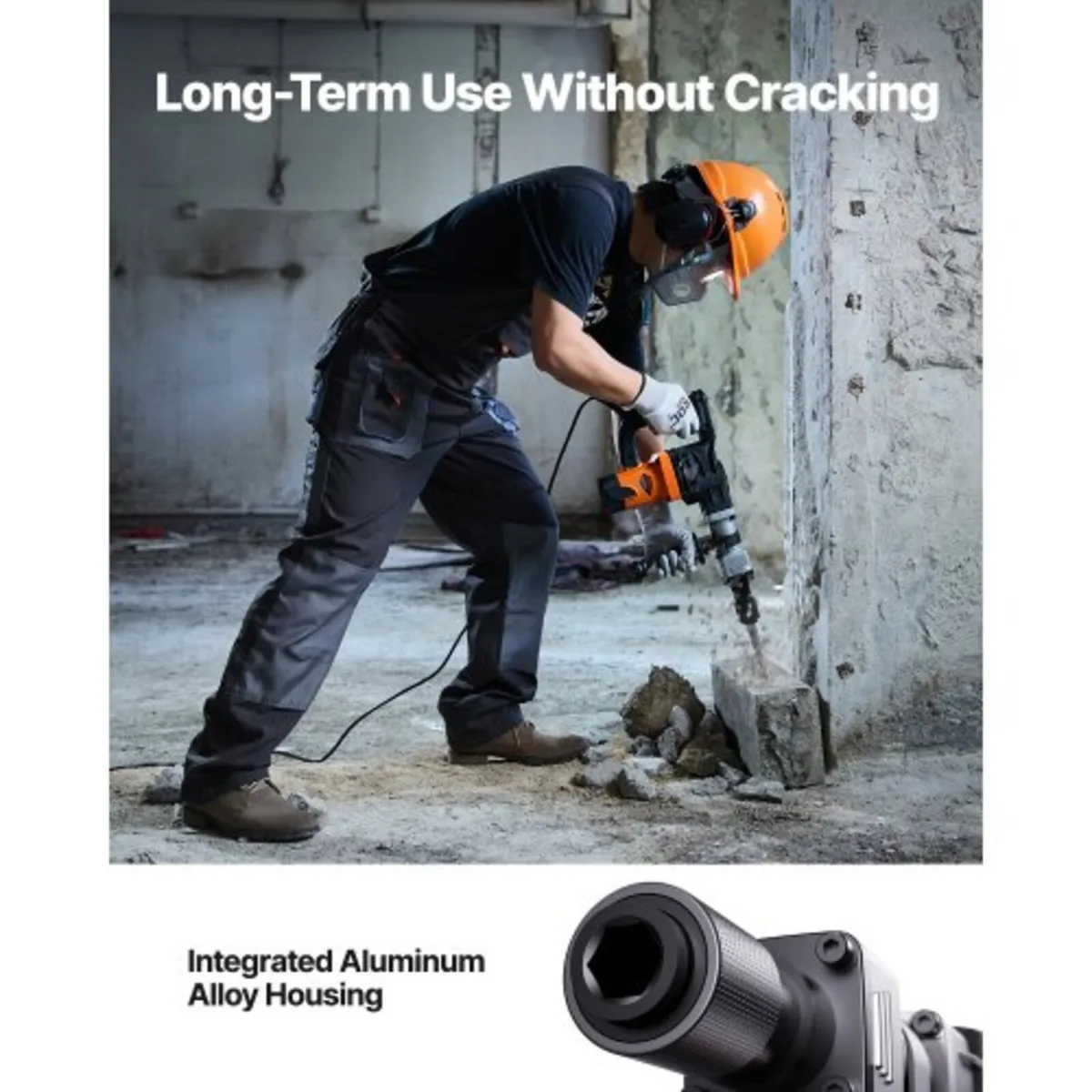 Demolition Jack Hammer Concrete Breaker 1400W Elec - Image 2