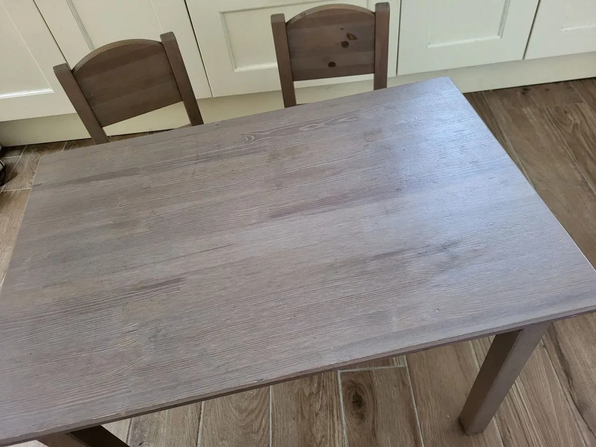 Ikea Sundvik childs table and chairs - Image 1