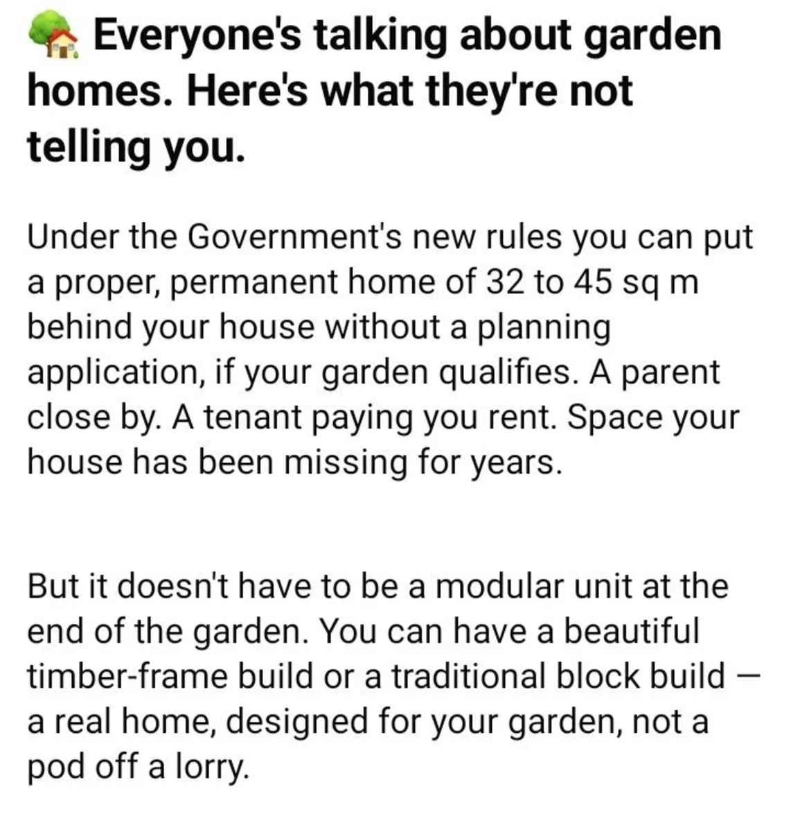 Garden rooms and granny flats apartments - Image 1