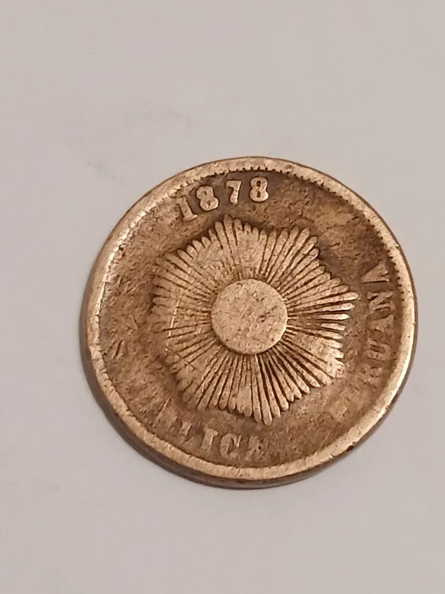 Peru coin 1878 - Image 1