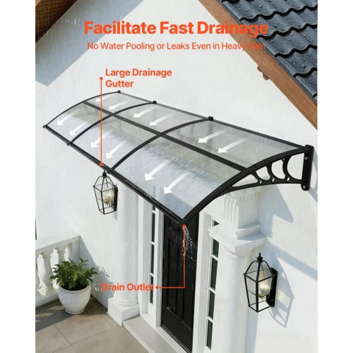 Awnings for Door Entrance, 38 x 117 in, Exterior F - Image 3