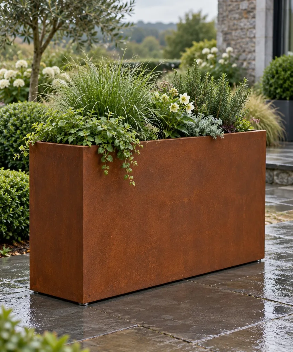 Corten Garden Planters - Image 1