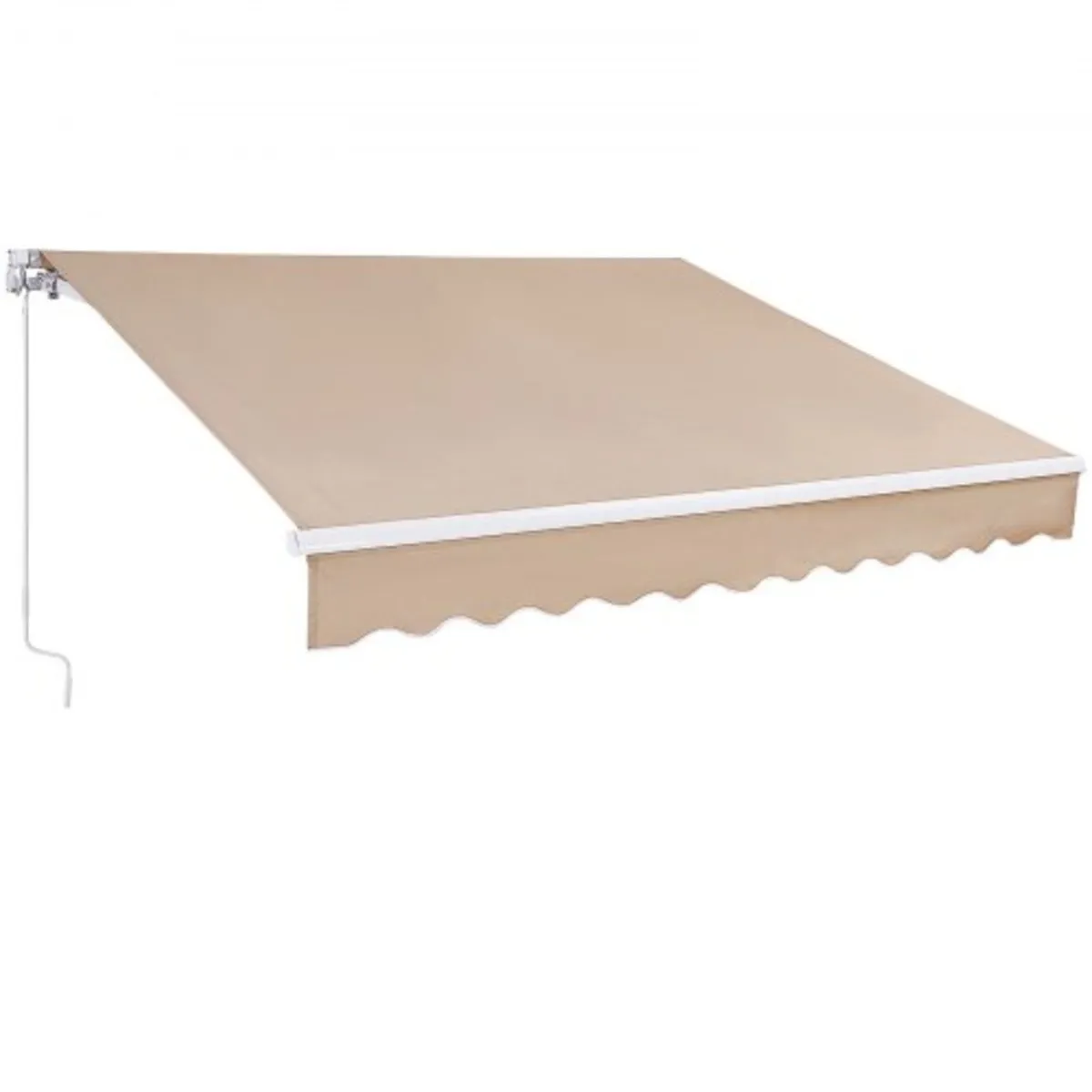 Retractable Awning, 12 x 10 ft Outdoor Patio Awnin - Image 1