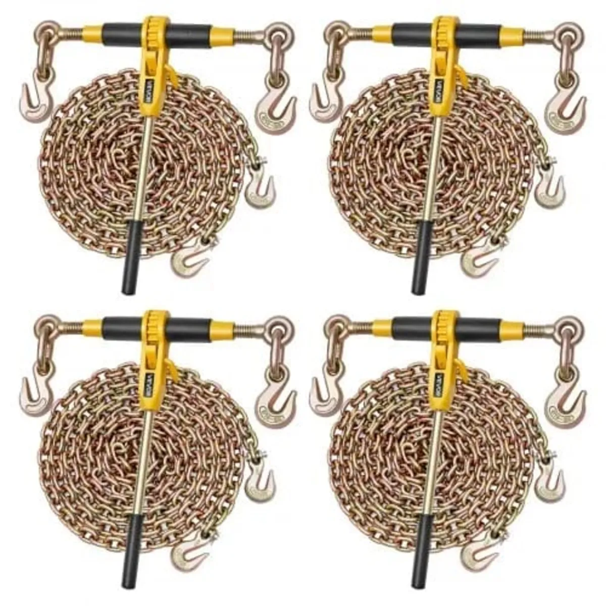 Ratchet Chain Binder, 5/16 in x 12.8 ft G80 Chains - Image 1