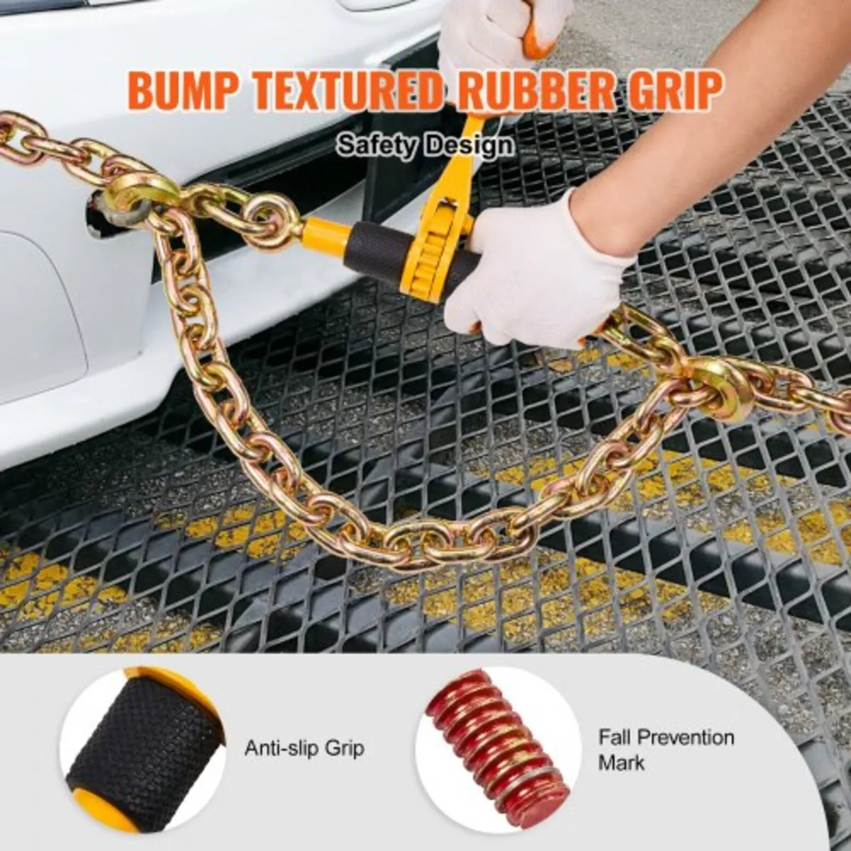 Ratchet Chain Binders, 1/4"-5/16", 2600 lbs Safe W - Image 2