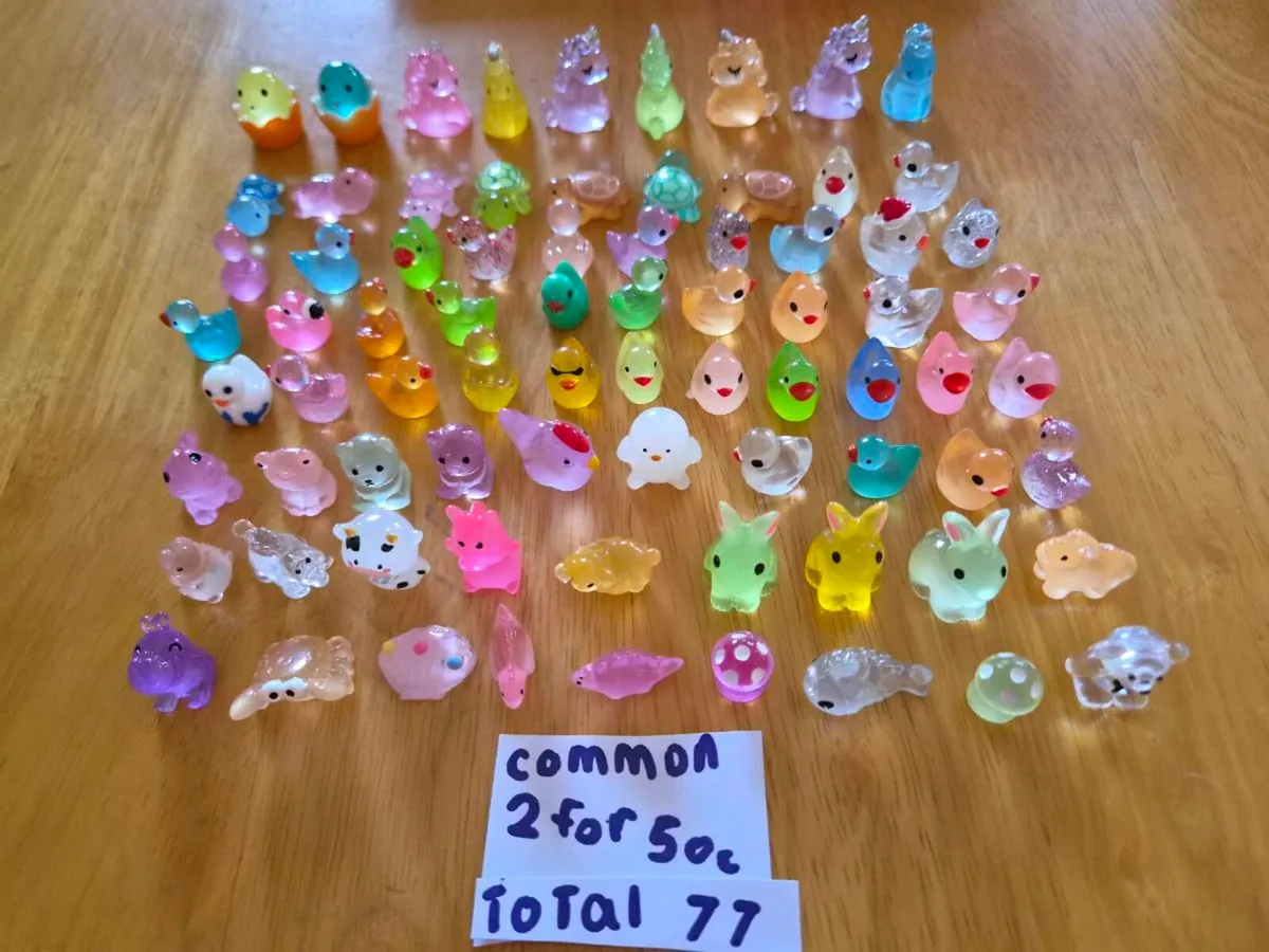 Mini Glass Animal Figurines Collection 100+ Piec - Image 1