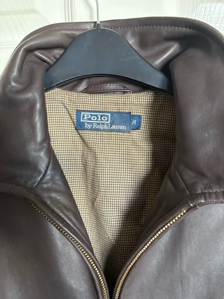 Polo Ralph Lauren leather jacket - Image 3