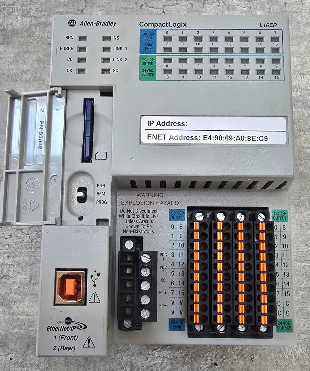 Allen Bradley CompactLogix PLC - L16ER - Image 2