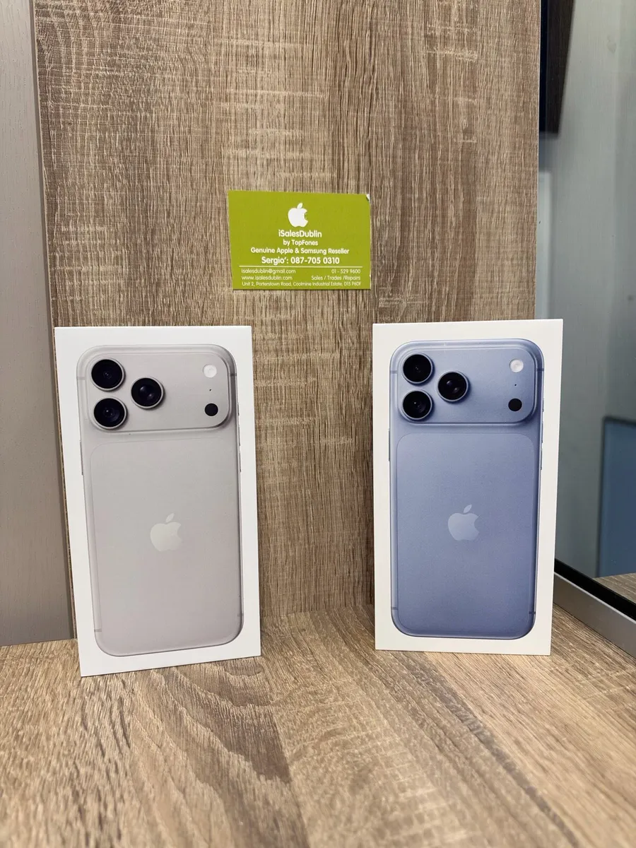 18 Pro Max Silver White & Glacier Blue in Stock! - Image 1