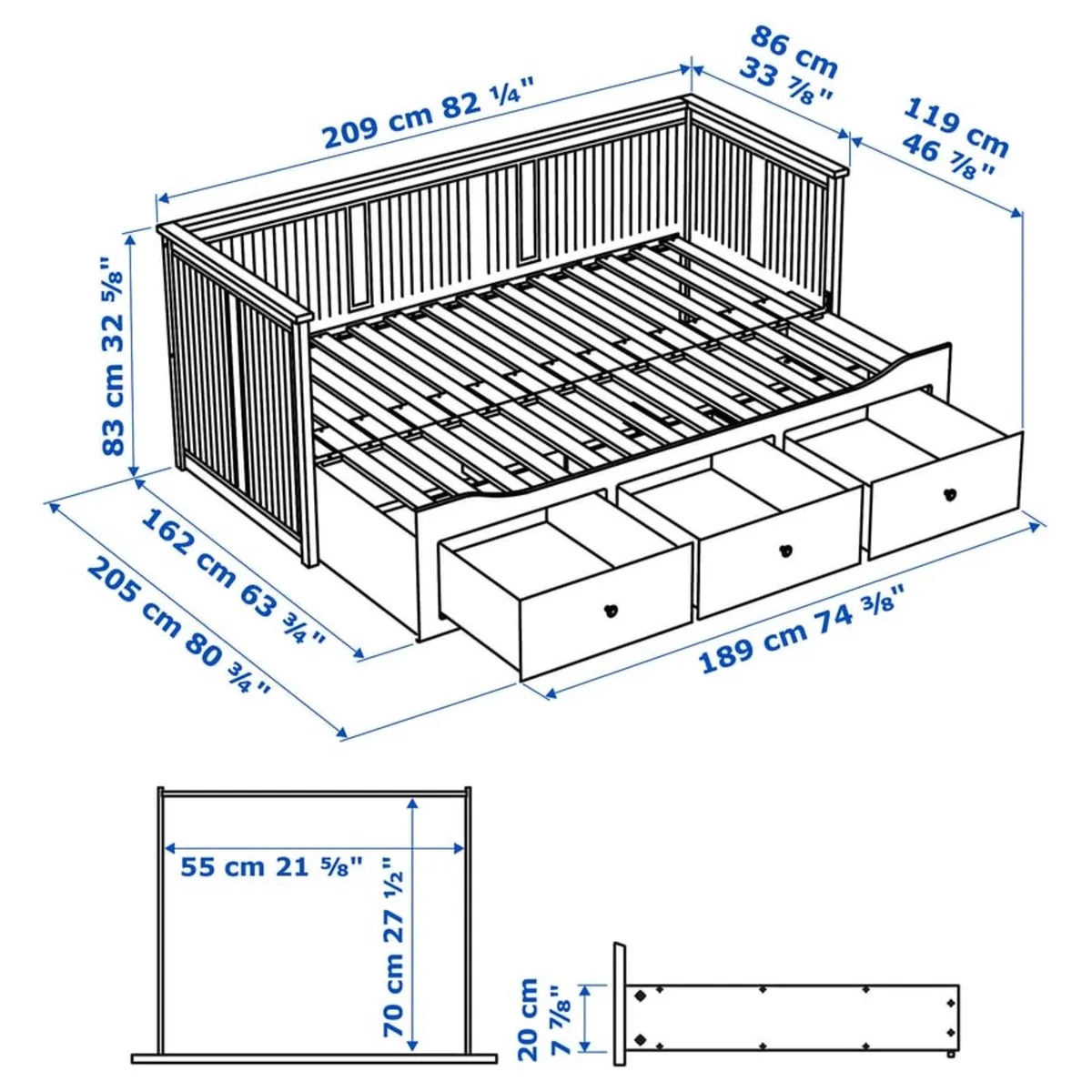 Brand new ikea day bed - Image 3