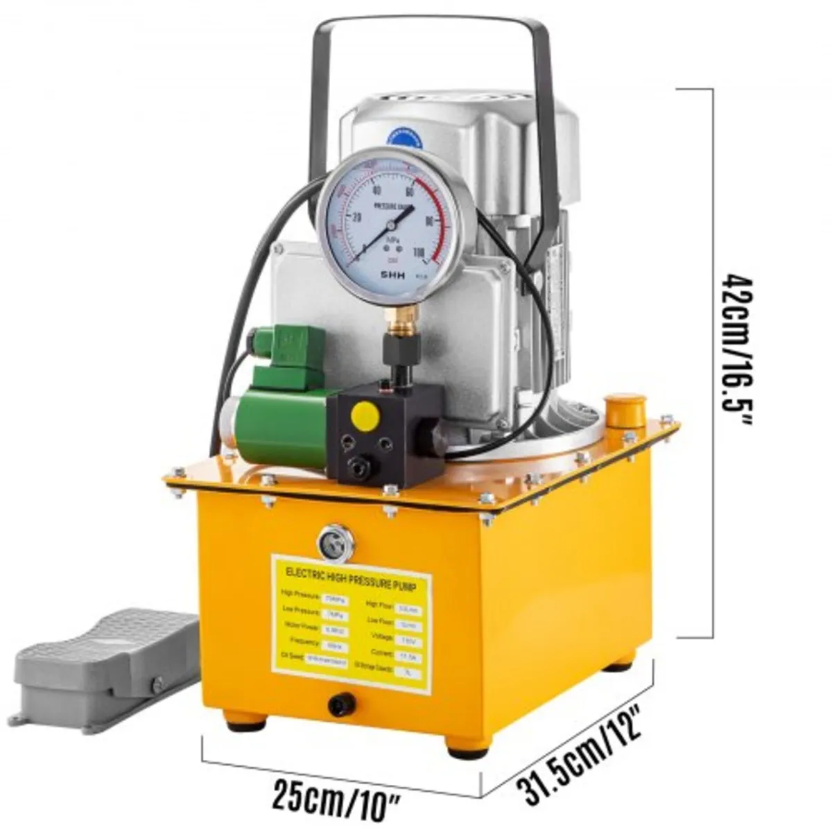 Hydraulic Electric Pump, 750W Hydraulic Driven Pum - Image 2