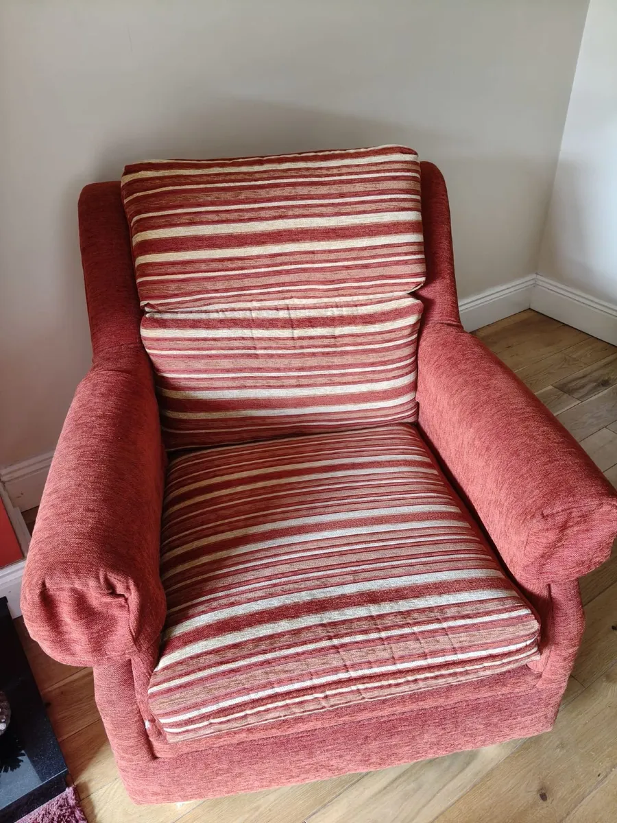 FREE - 3 Seater Sofa & 2 Arm Chairs - Image 1