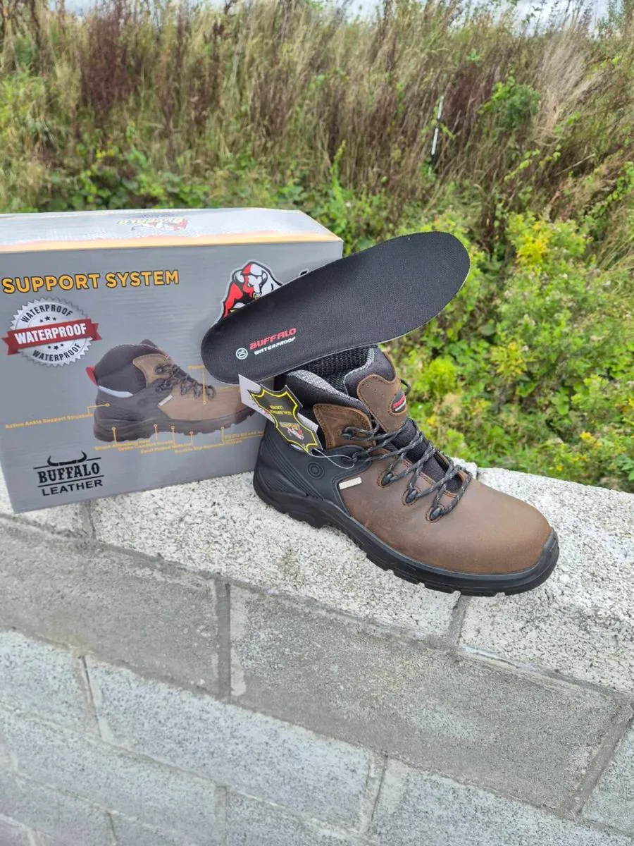 Buffalo safety boots all sizes available - Image 2